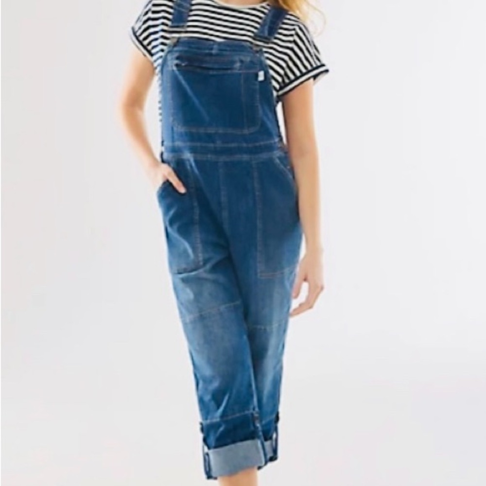 Martha Stewart Women's Classic Blue Garden Overalls M